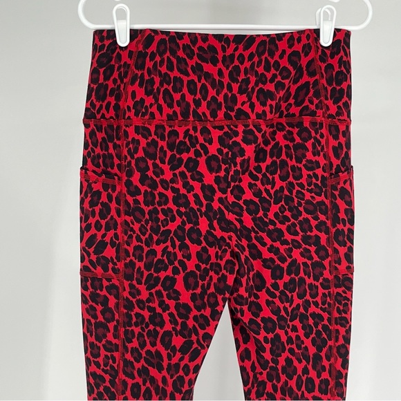 CHICO’S NWT ZENERGY SO SLIMMING PIMA COTTON ANIMAL PRINT WILD POPPY RED ANIMAL - Picture 9 of 13